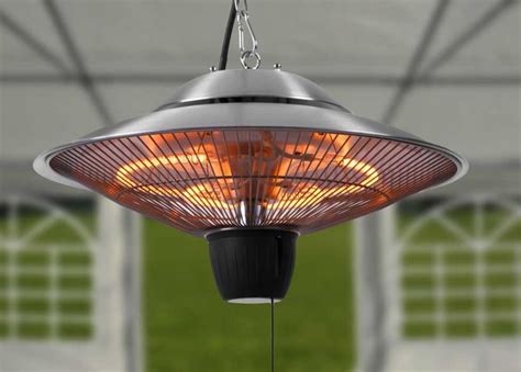 Nothing says cosy quite like an electric patio heater. Firefly™ 1.5kW Ceiling Mounted Halogen Bulb Electric ...