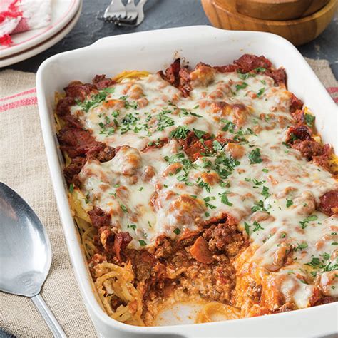 Stir in spaghetti and butter until well combined. Baked Spaghetti - Paula Deen Magazine