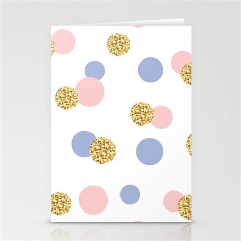 Buy Polka Dots Stationery Cards By Newburydesigns Worldwide Shipping