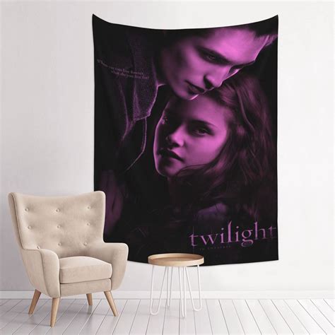 Twilight Saga Tapestry, Aesthetic Tapestries Wall Hanging for Bedroom