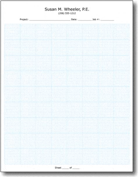 10x10 Graph Pad Letter Personalized Graph Paper Pads