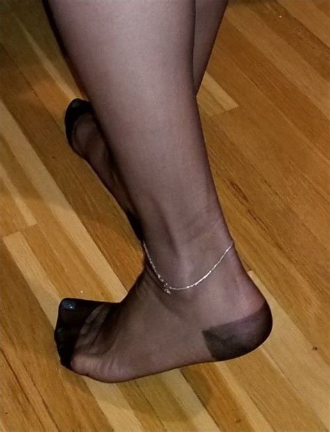Anklet Nylon Legs Nylons Heels Dress With Stockings