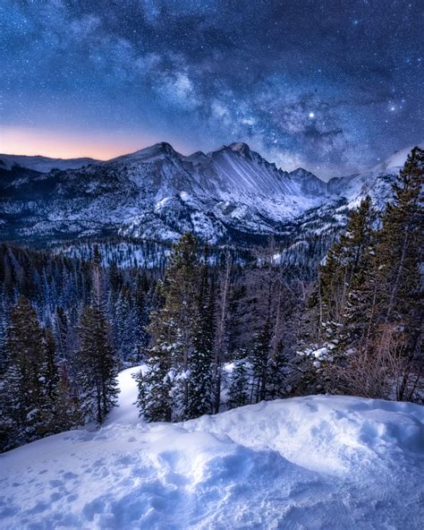Rocky Mountain National Park Longs Peak 2019 Milky Way 4874 X 6092