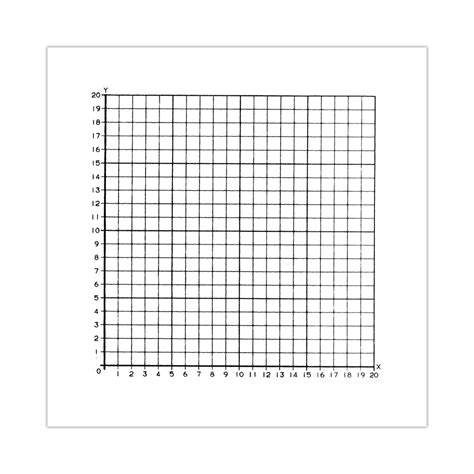 Printable First Quadrant Graph Paper Printable Graph Paper