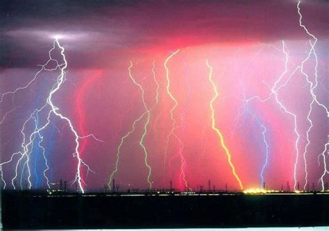 Lightning In An Array Of Colors Nature Party Theme Nature All Nature