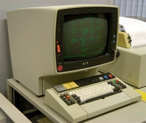 Ibm 3278 The 3270 Series Was Is The Standard Ibm Mainframe Green