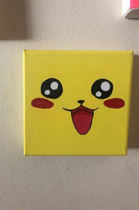 Pokemon Painting Kids Canvas Art Mini Canvas Art Small Canvas Paintings