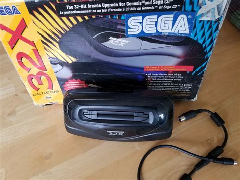 Sega 32x Console With Field And Valuable Particular Person Wars Tested