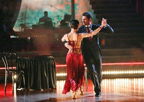 Meryl Davis And Maksim Chmerkovskiy Appear On Dancing With The Stars