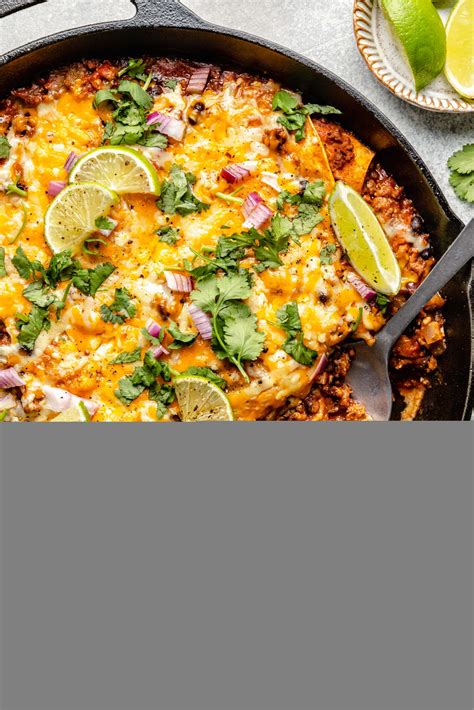 Beef Enchilada Casserole All The Healthy Things