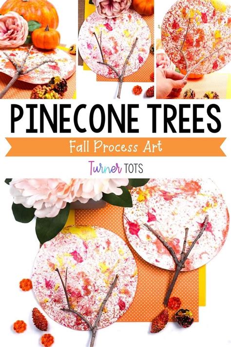 Pinecone Rolling Painting Fall Process Art For Kids Fall Art Projects
