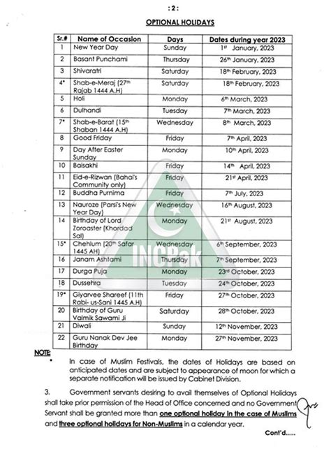 Public Holidays In Pakistan 2023 Complete List Incpak
