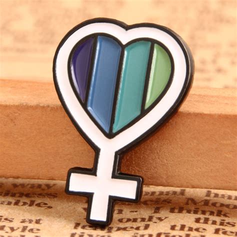 Soft Enamel Pins Custom Women Logo Pins Cheap