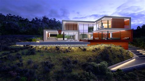 Hillside Modern House Concept Cyprus By Alexander Zhidkov Architect