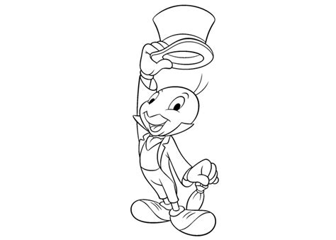 Click the jiminy cricket in pinocchio coloring pages to view printable version or color it online (compatible with ipad and android tablets). Simple Coloring Cricket Coloring Pages