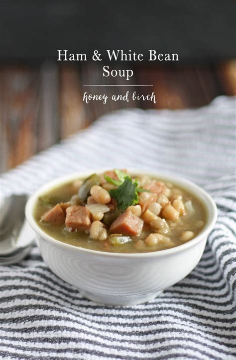Packed with protein, it's the perfect cozy meal for keeping you warm on the chilliest of nights. Ham and White Bean Soup