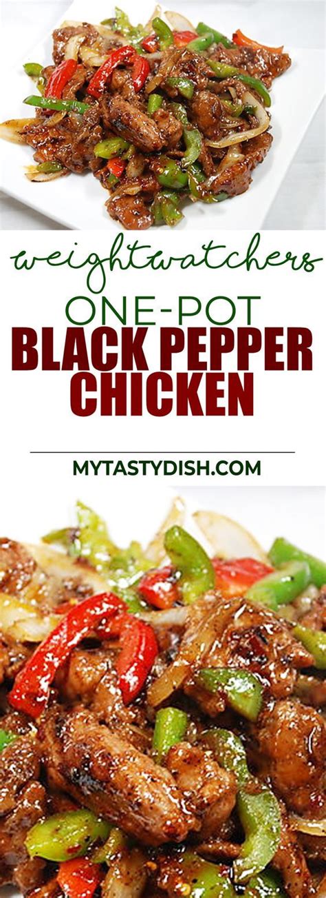 The broth is very favorable and pairs well with rice. One-Pot Black Pepper Chicken - Healthy Recipes