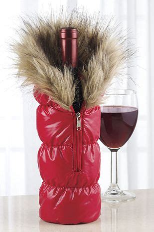 This is a serious gift for winelovers. Wine Bottle Parka, $19 | Gifts for wine lovers, Wine, Wine ...