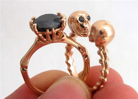 These Subtle Skull Engagement Rings Will Be The Death Of Me