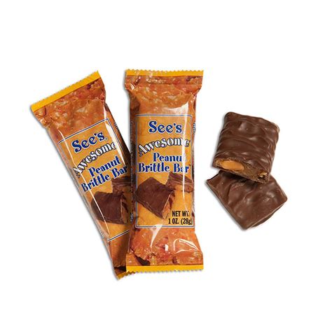 Awesome Peanut Brittle Candy Bars Peanut Brittle Sees Candies