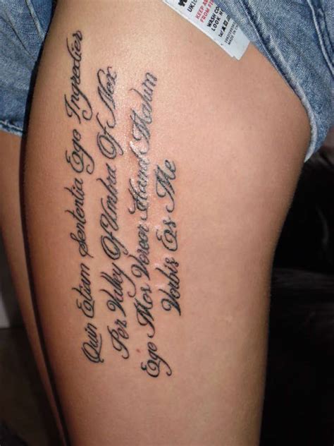 Maybe you would like to learn more about one of these? psalm 23 tattoo