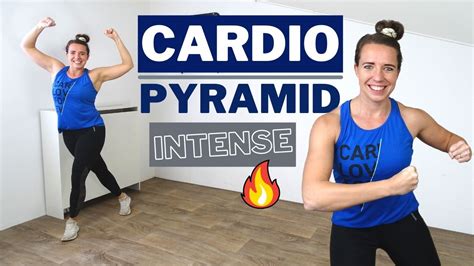 Min Cardio Workout At Home Intense Pyramid Style Cardio Exercises No Jumping