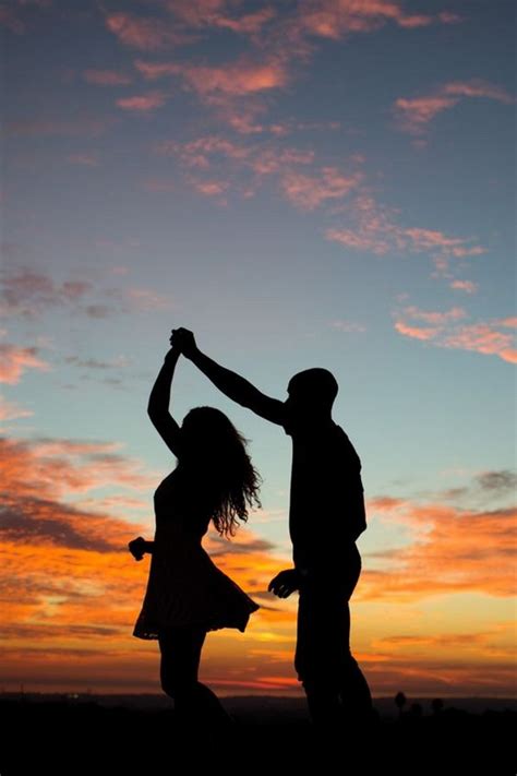 Dancing And Twirling Into The Sunset Engagement Photo Photo Couple