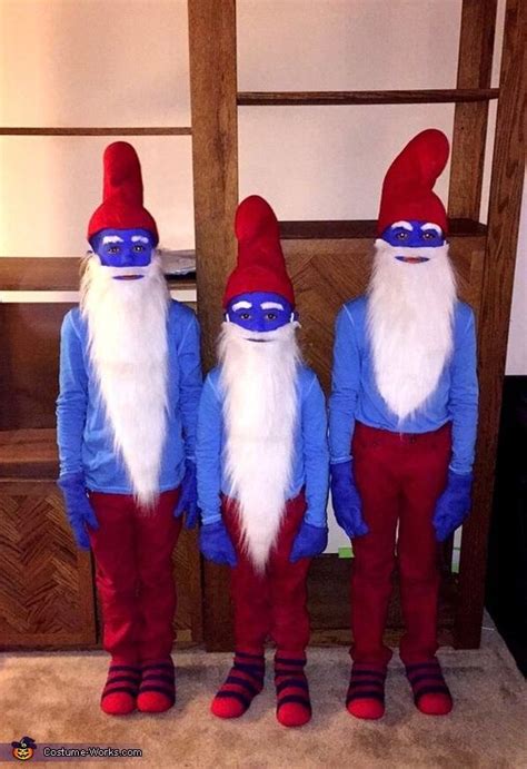 papa smurf costumes diy costumes under 35 trio halloween costumes matching halloween