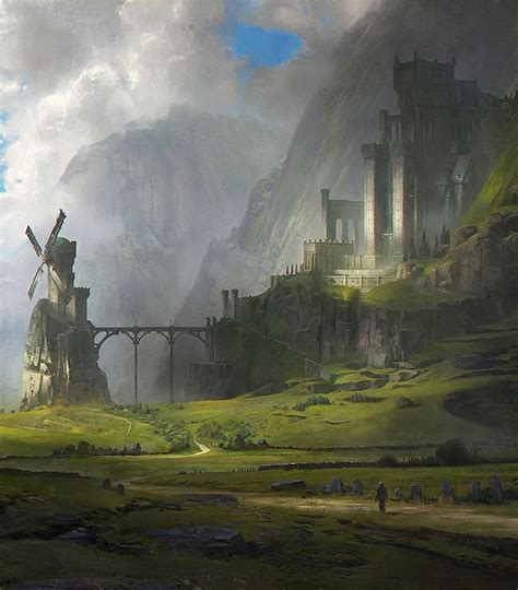 Darkhold Fantasy Concept Art Fantasy Landscape Fantasy Castle