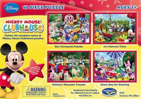Buy Mickey Clubhouse 60 Piece Jigsaw Puzzle Mickeys Mouseka Tractor