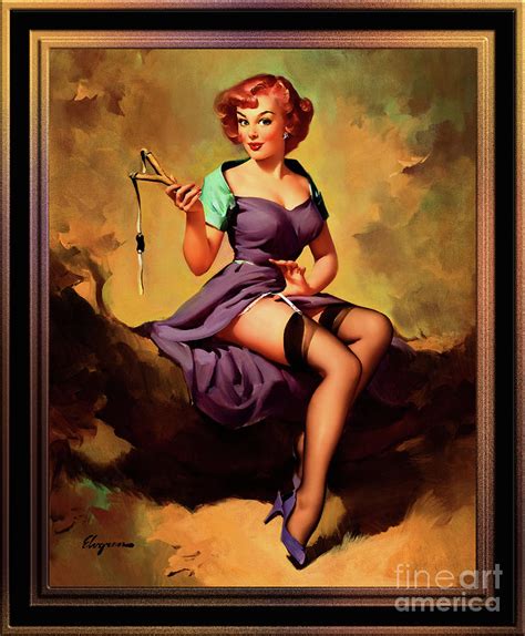 Retro Pin Up Gil Elvgren Tin Sign Wall Plaque Plaques Signs C