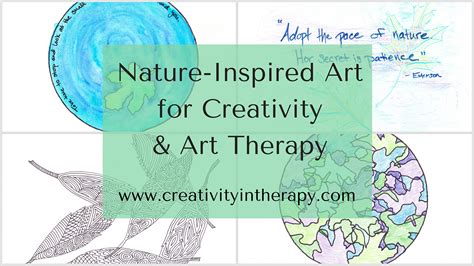 Nature-Inspired Art & Mindfulness - Creativity in Therapy