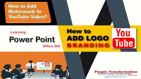 How To Add Watermark Branding Logo To Your Youtube Video Channel Youtube
