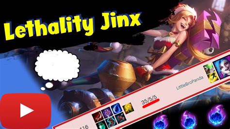 Lethality Jinx Youtube Comment Ideas Youtube