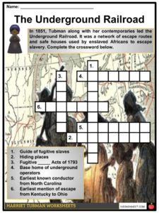 Harriet tubman was an african american abolitionist, political activist, nurse, and woman suffrage advocate. Harriet Tubman Facts, Worksheets, Information & Biography ...