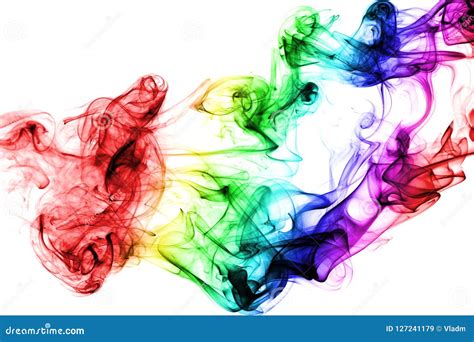 Colorful Rainbow Smoke Gay Pride Flag Colors Lgbt Community Fl Stock