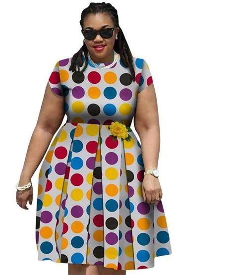 African Print Elegant Plus Size Dress African Clothing Styles African Clothing African