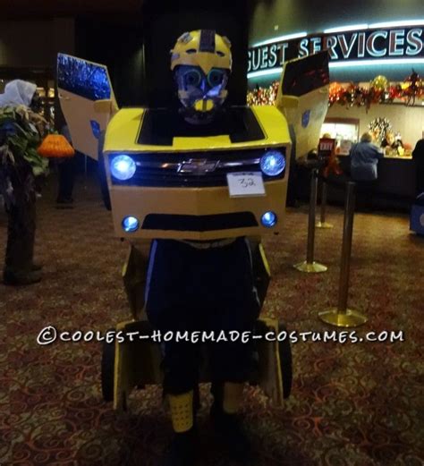 Cool Diy Bumblebee Transformer Costume Baby Halloween Costumes