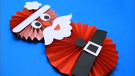 Diy Paper Santa Claus How To Make Paper Santa Claus Youtube