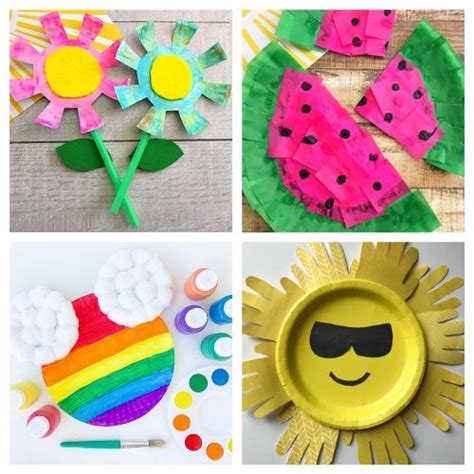 20 Summer Paper Plate Crafts For Kids A Cultivated Nest