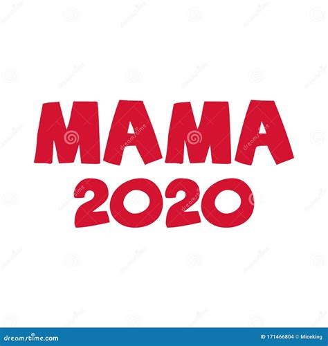 Mama 2020 German Mother Stock Vector Illustration Of Mother 171466804