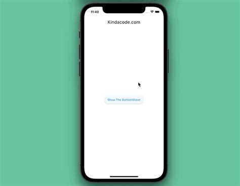Flutter Bottom Sheet Tutorial And Examples Kindacode