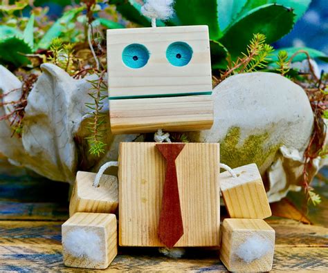 Wooden Robot Diy Homemade Toy 9 Steps With Pictures