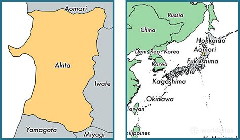Akita Prefecture Japan Map Of Akita Jp Where Is Akita Prefecture