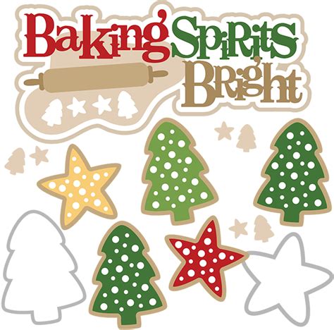 Find the perfect baking christmas cookies stock illustrations from getty images. Baking Spirits Bright SVG christmas baking svg christmas ...