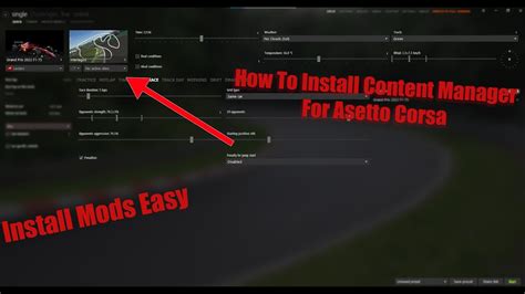 How To Install Content Manager And Custom Shaders Patch For Assetto