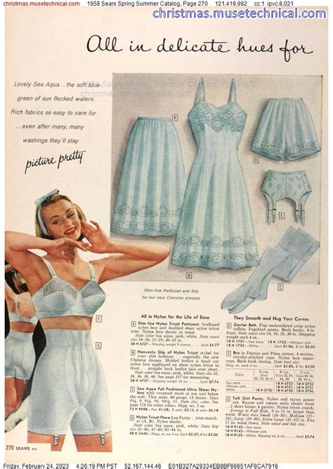 1958 sears spring summer catalog page 270 catalogs and wishbooks