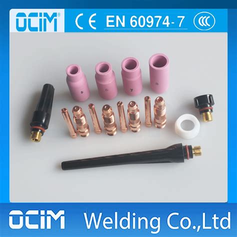 16pcs TIG Torch Consumables Kit Fit For TIG Welding Torch PTA DB SR WP