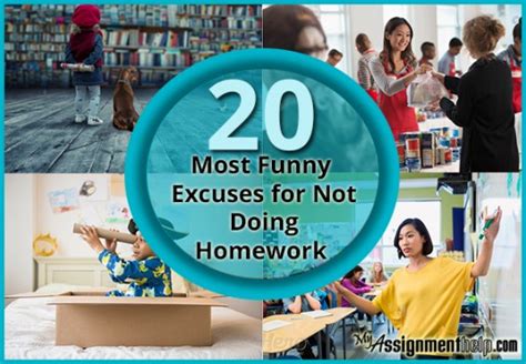 Most Funny Excuses For Not Doing Homework