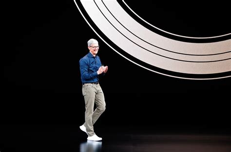 Image Tim Cook Ceo Of Apple Speaks On Stage For An Apple Inc Product Launch In Cupertino